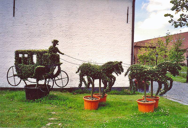 0014.jpg - In de strohoeve “paardenstoeterij” van de hr Willy Naessens in het hartje van Elsegem, een deelgemeente van Wortegem_Petegem.